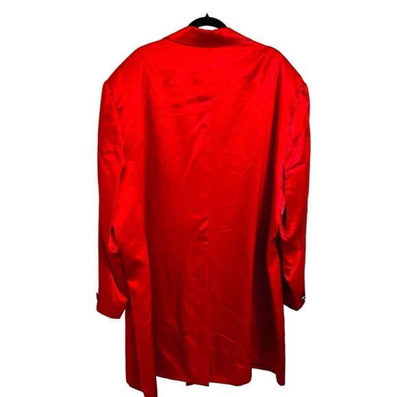 Vintage LC Live Collection Blazer Jacket Mens 3X Red Formal Italy Clubwear - Picture 3 of 12
